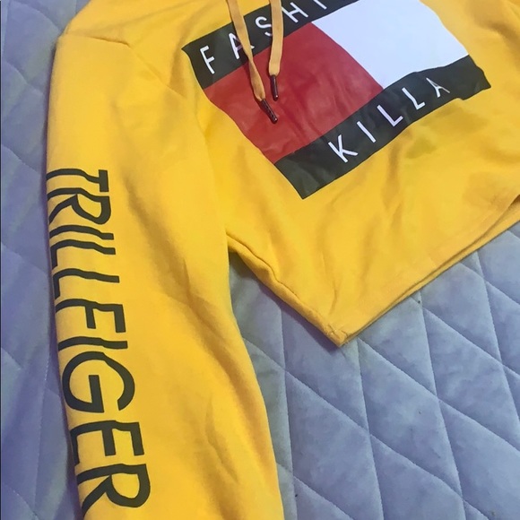 Fashion Killa CROPPED hoodie - Picture 4 of 4